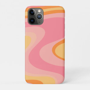 Case-Mate iPhone Case Vibe Rétro Abstrait Tourbillon Années 60 70 Rose e