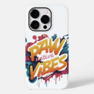 Coque Pour iPhone 14 Pro Vibes à mâchoires" en multicolore :