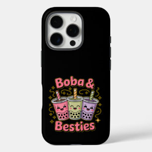 Coques iPhone 16 Pro Vibes BOBA & Besties - Parfait pour les amateurs d