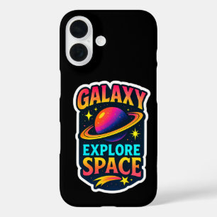 Coque Pour iPhone 16 Vibes célestes en orbite électrique