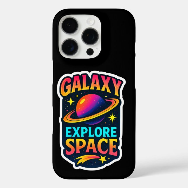 Coques Case-Mate iPhone Vibes célestes en orbite électrique (Verso)