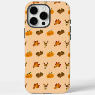 Coques iPhone 16 Pro Max Vibes d'automne Deer Maple Feuille Citrouille Acor