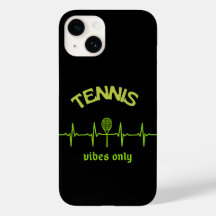 Vibes de tennis seulement conception de boîtier de
