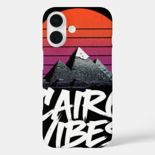 Coque Pour iPhone 16 Vibes du Caire Vintage Style Égyptien Intemporel