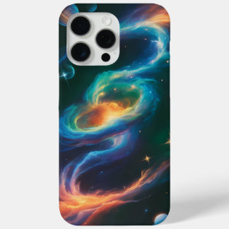 Coque iPhone 15 Pro Max Vibrant Galaxy Swirl Space Art - Boîtier de téléph