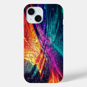 Coque Pour iPhone 15 Vibrant mosaïque Abstraite