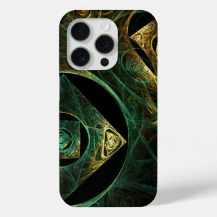 Coque iPhone 15 Pro Vibrations magiques Art Abstrait