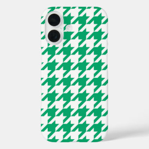 Coque Pour iPhone 16 Vichy écossais vert blanc à carreaux