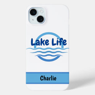 Coque iPhone 15 Mini Vie de lac personnalisée