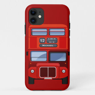 Coques Pour iPhone Vieil autobus à  impériale de rouge de Londres