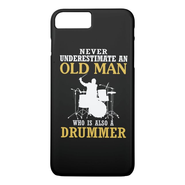 Coques Case-Mate iPhone Vieil homme - un batteur (Dos)