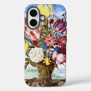 Coque Pour iPhone 16 Vieille peinture hollandaise de l'Âge d'or représe
