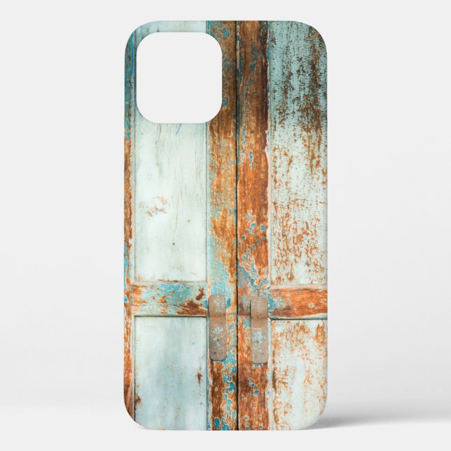 Coques Case-Mate iPhone vieilles portes en bois fond antique, architecture (Verso)