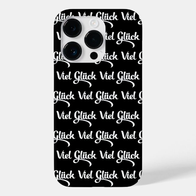 Coques Case-Mate iPhone Viel Glück | Bonne chance Langue Allemande (Verso)