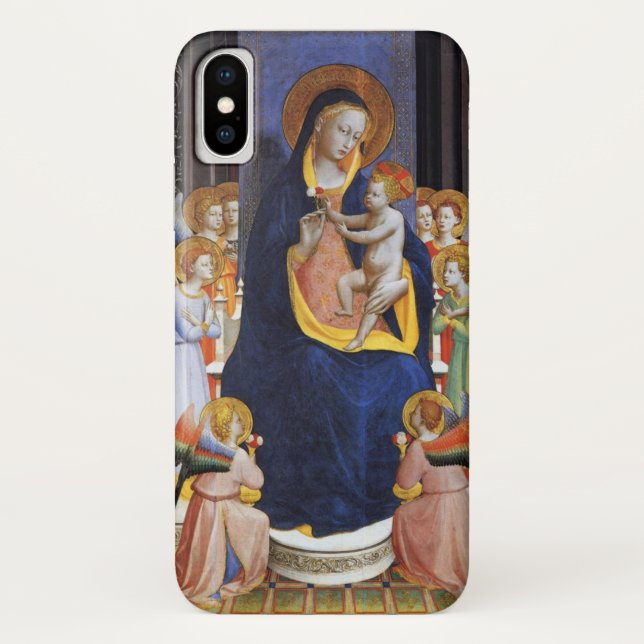 COQUES Case-Mate iPhone VIERGE AVEC ENFANT, ANGELS ET SAINTS (Dos)
