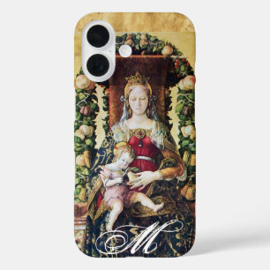 Coque Pour iPhone 16 VIERGE AVEC MONogramme ENFANT