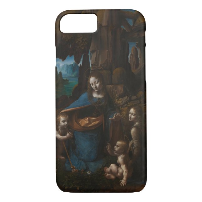 Coques Case-Mate iPhone Vierge des roches par Leonardo da Vinci (Dos)