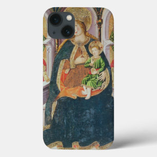 Coques Pour iPhone Vierge et enfant avec des musiciens d'ange