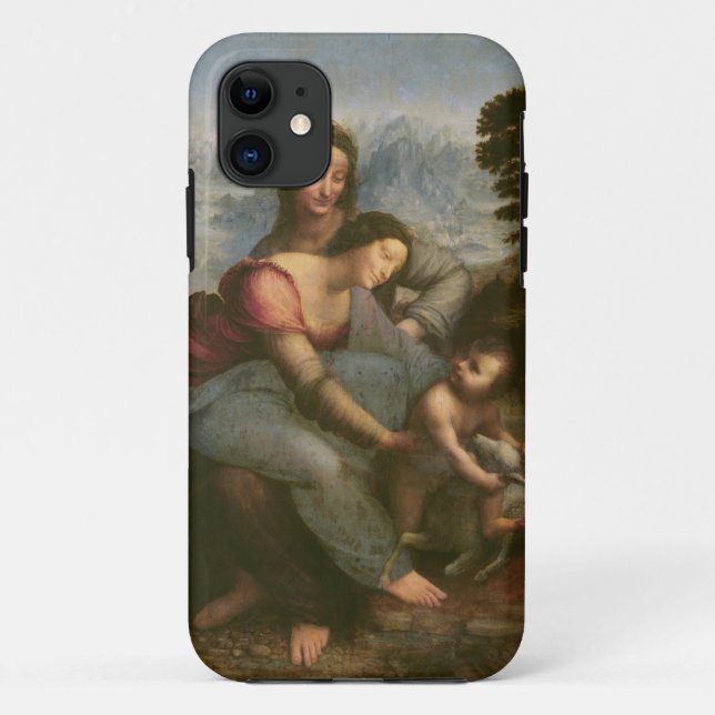 Coques Case-Mate iPhone Vierge et enfant avec St Anne, c.1510 (Dos)