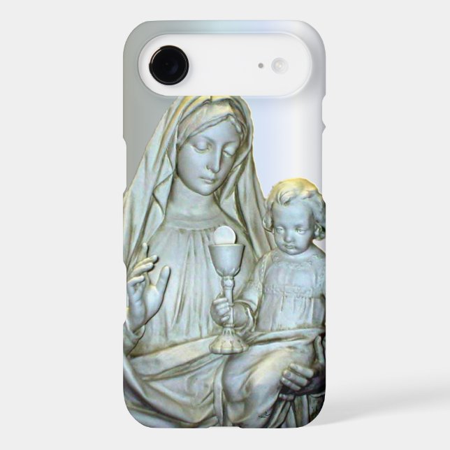 Coques Case-Mate iPhone Vierge Marie béni - enfant infantile Jésus (Verso)
