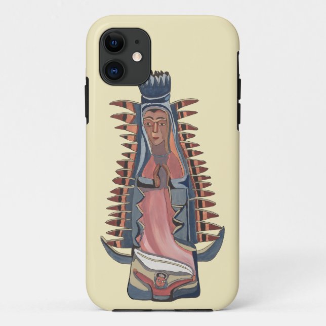 Coques Case-Mate iPhone Vierge Marie Notre Dame de Guadalupe peinture (Dos)