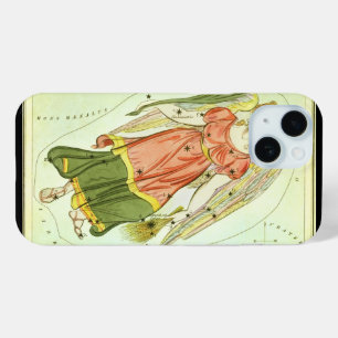 Coque Pour iPhone 15 Vierge Vierge Antique Constellation Miroir d'Urani
