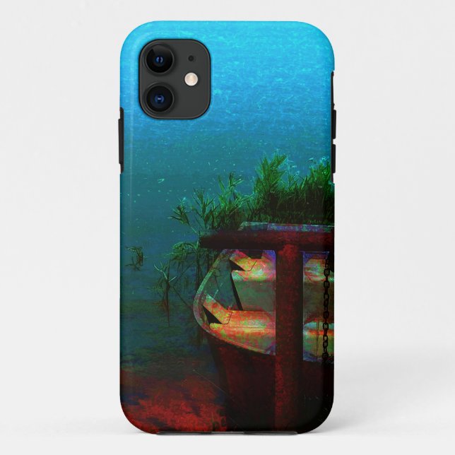 Coques Case-Mate iPhone Vieux bateau rouillé (Dos)