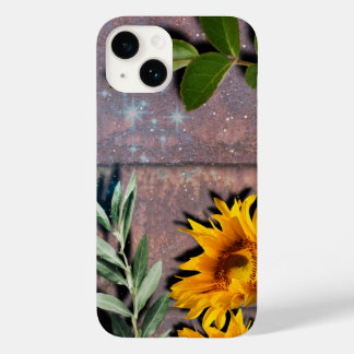 Coque Pour iPhone 14 Vieux bois avec vie végétale