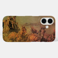 Vieux Cowboys, La diligence par John Borein