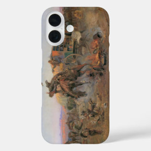 Coques iPhone 16 Vieux Cowboys, l'ennui du cuisinier de camp par CM