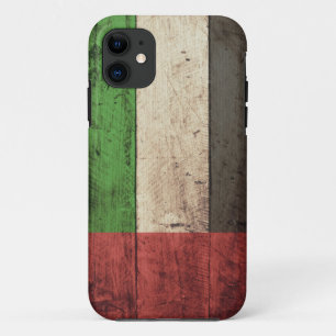 Coque Case-Mate Pour iPhone Vieux drapeau en bois des Emirats Arabes Unis