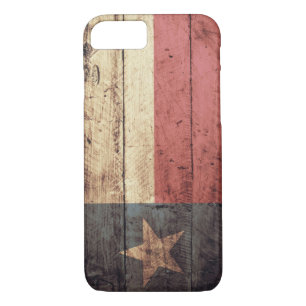 Case-Mate iPhone Case Vieux drapeau en bois du Texas ;