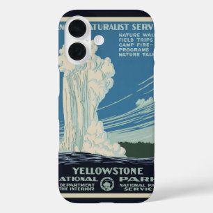 Coque Pour iPhone 16 Vieux fidèle dans le parc national de Yellowstone