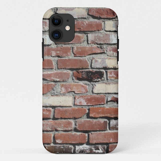 Coques Case-Mate iPhone Vieux mur de briques rouges (Dos)