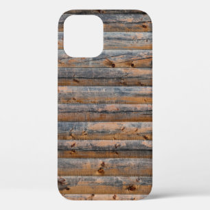 Case-Mate iPhone Case Vieux mur de planches en bois avec fissures. Poutr
