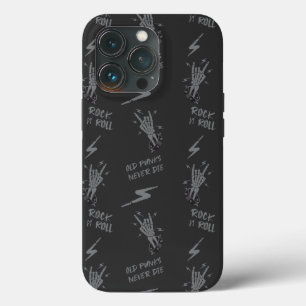 Case-Mate iPhone Case Vieux Punks Ne Meurent Jamais Skeleton Rock Sur Go