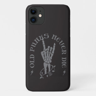Case-Mate iPhone Case Vieux Punks Ne Meurent Jamais Skeleton Rock Sur Go