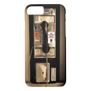 Coque iPhone 7 Vieux téléphone payant drôle