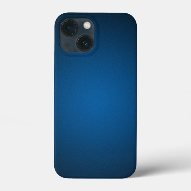 Coques Case-Mate iPhone Vignette cool bleu-noir gris (Verso)