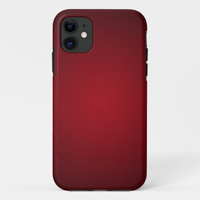 Coques Case-Mate iPhone Vignette Grainée Rouge-Noir Tendance (Dos)