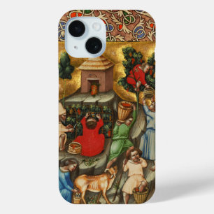 Coque Pour iPhone 15 VIGNOBLE DE CÉRÉALES MOYENNES HARVEST Grapevine an