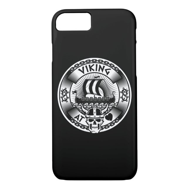 Coques Case-Mate iPhone Viking au coeur (Dos)