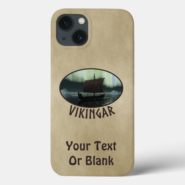 Coques Case-Mate iPhone Viking Navire Et Lumières Du Nord (Verso)