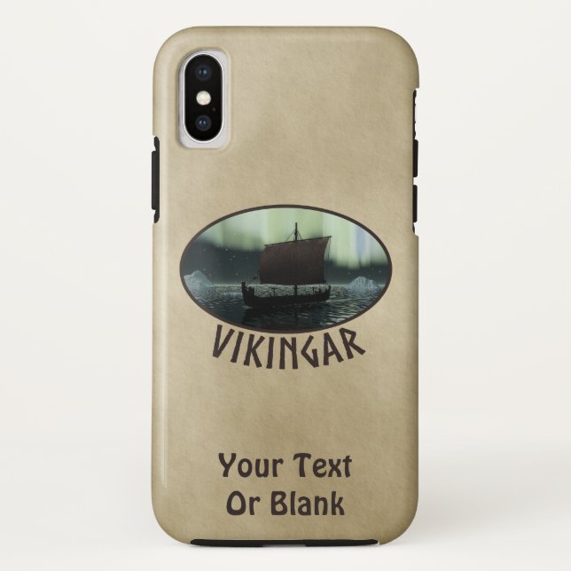Coques Case-Mate iPhone Viking Navire Et Lumières Du Nord (Dos)