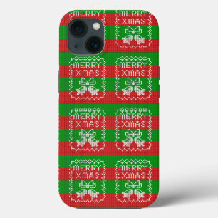 Case-Mate iPhone Case Vilain pull motif sonnettes Joyeux fils Xmas