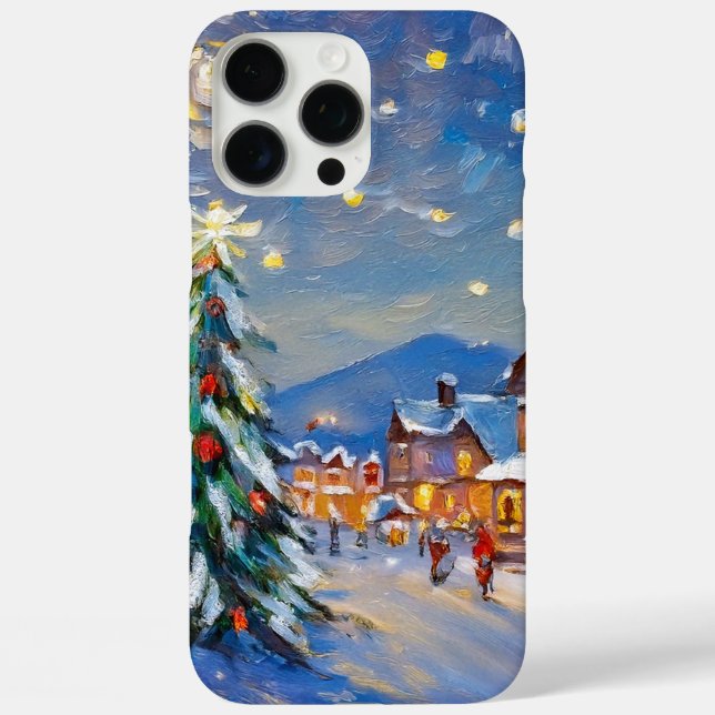 Coques Case-Mate iPhone Village d'hiver (Verso)