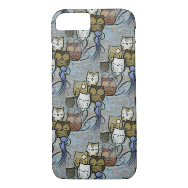 Coques Case-Mate iPhone Ville de hibou (Dos)