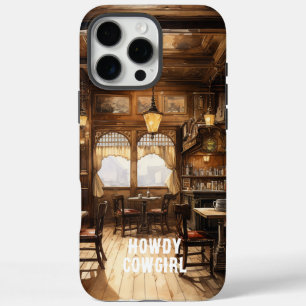 Coques iPhone 16 Pro Max Ville occidentale cowboy cowgirl Far West