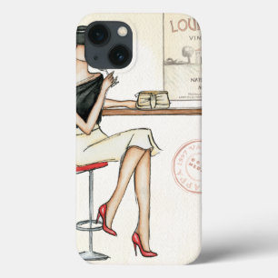 Coques Pour iPhone Vin potable de femme à la mode