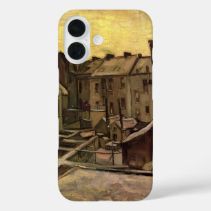 Coques iPhone 16 Vincent van Gogh, Arrières-cours de vieilles maiso